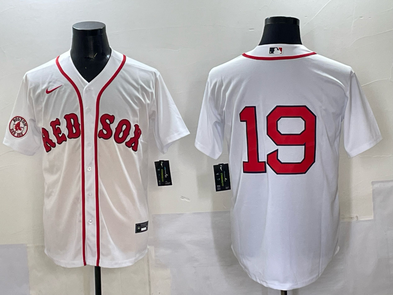 Men 2025 Boston Red Sox #19 Anthony white Nike MLB Jersey style 02